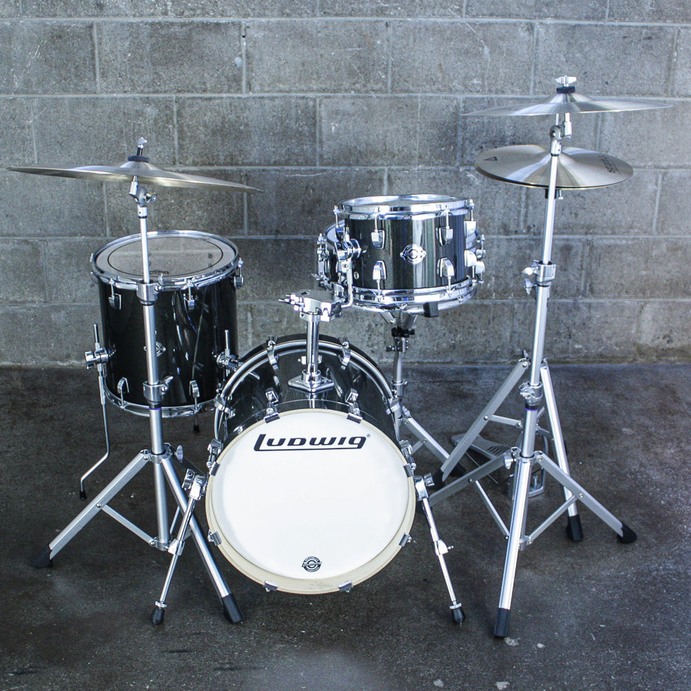 Ludwig Breakbeat Black Sparkle Drumset
