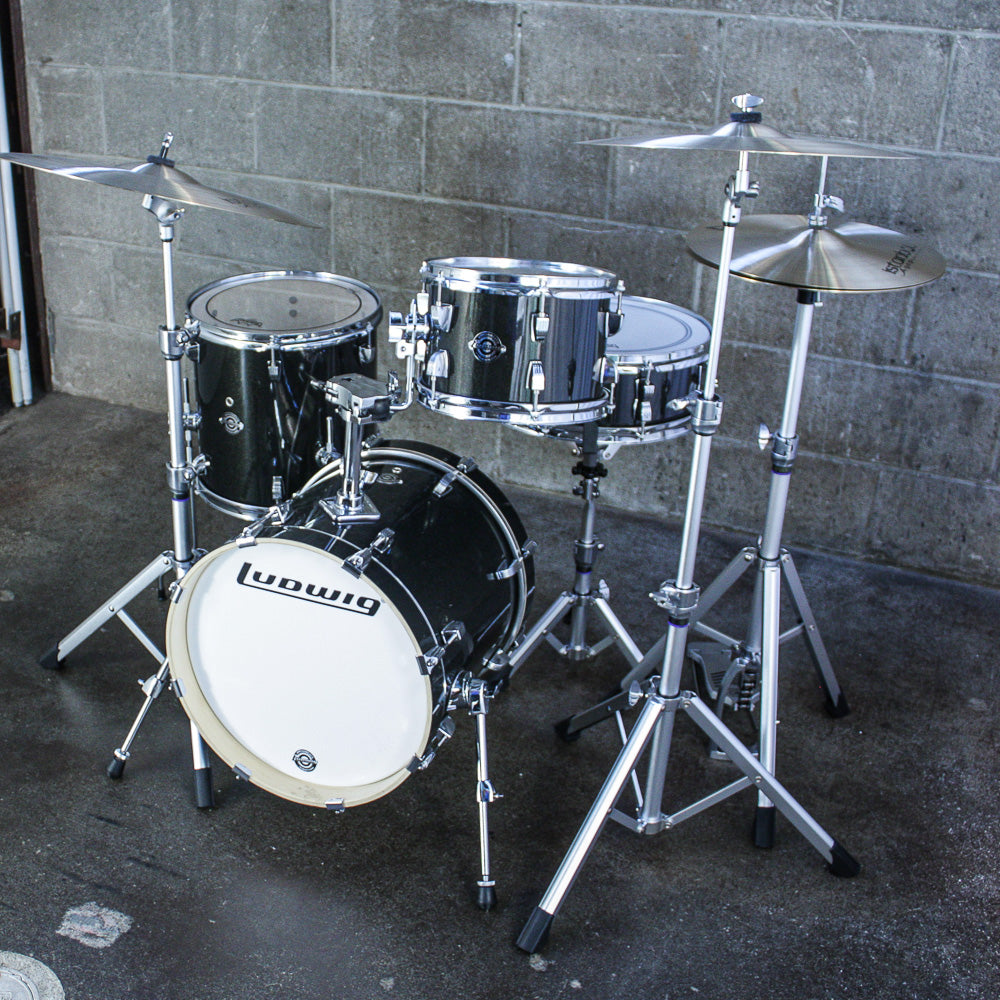 Ludwig Breakbeat Black Sparkle Drumset