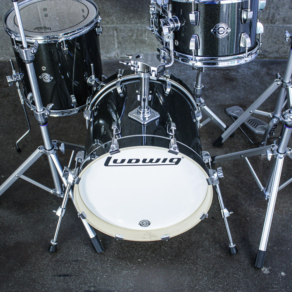 Ludwig Breakbeat Black Sparkle Drumset