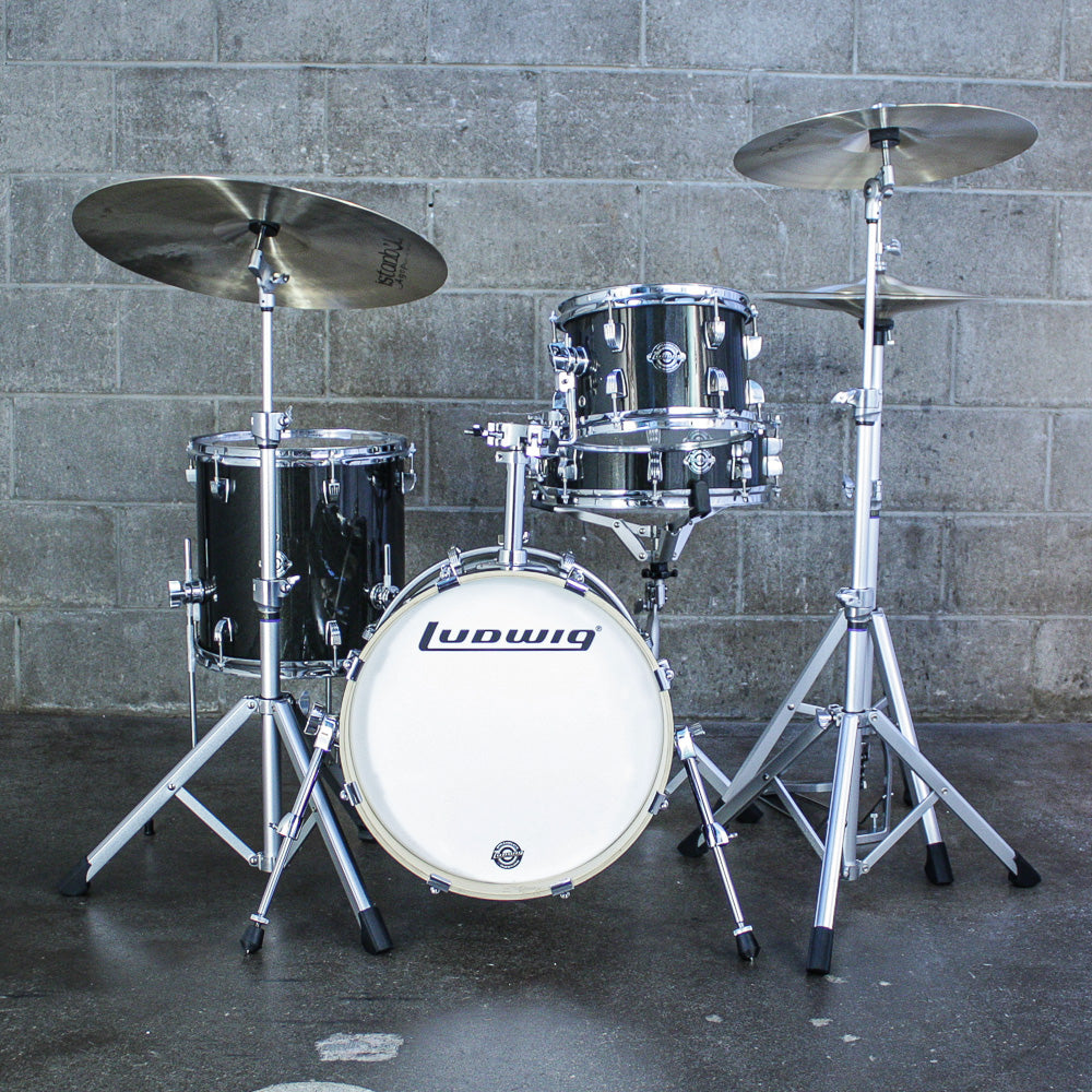 Ludwig Breakbeat Black Sparkle Drumset