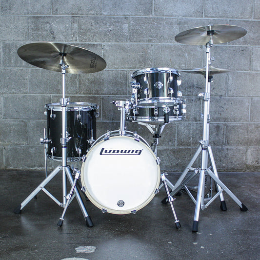 Ludwig Breakbeat Black Sparkle Drumset