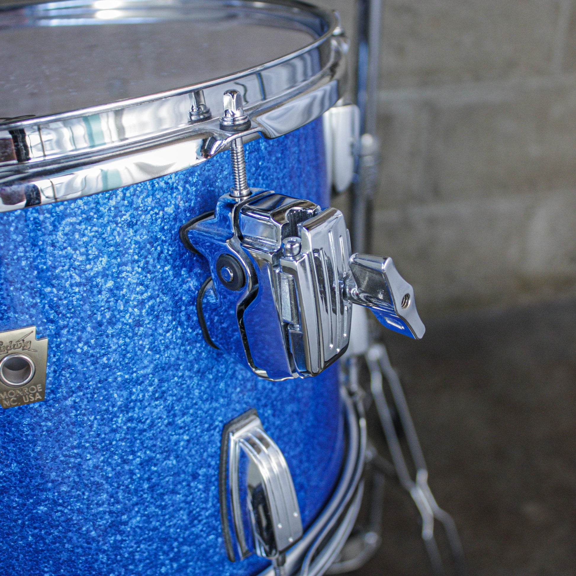 Ludwig Classic Maple Blue Sparkle Fab 3 Piece Kit