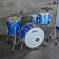 Ludwig Classic Maple Blue Sparkle Fab 3 Piece Kit
