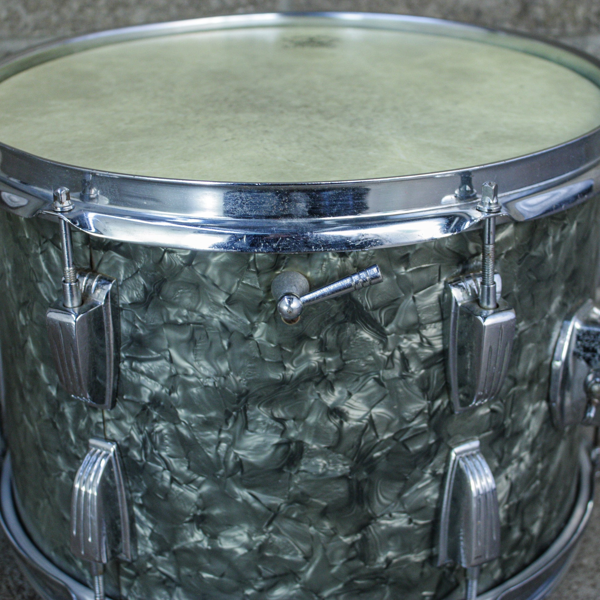Ludwig Downbeat 9" x 13" Tom Black Diamond 60-63 Era