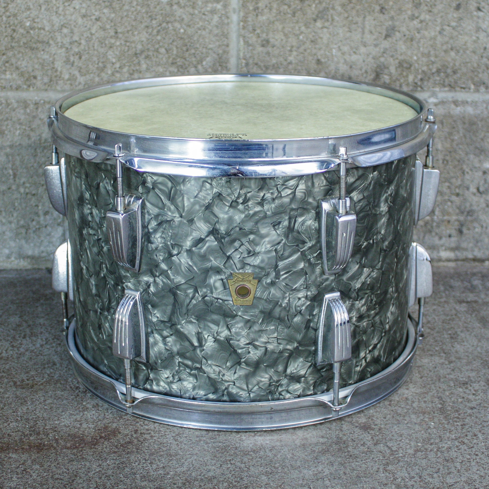 Ludwig Downbeat 9" x 13" Tom Black Diamond 60-63 Era