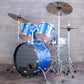 Ludwig Early 80s Blue Sparkle Drumkit (24/16/14/13)