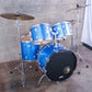 Ludwig Early 80s Blue Sparkle Drumkit (24/16/14/13)