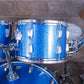 Ludwig Early 80s Blue Sparkle Drumkit (24/16/14/13)