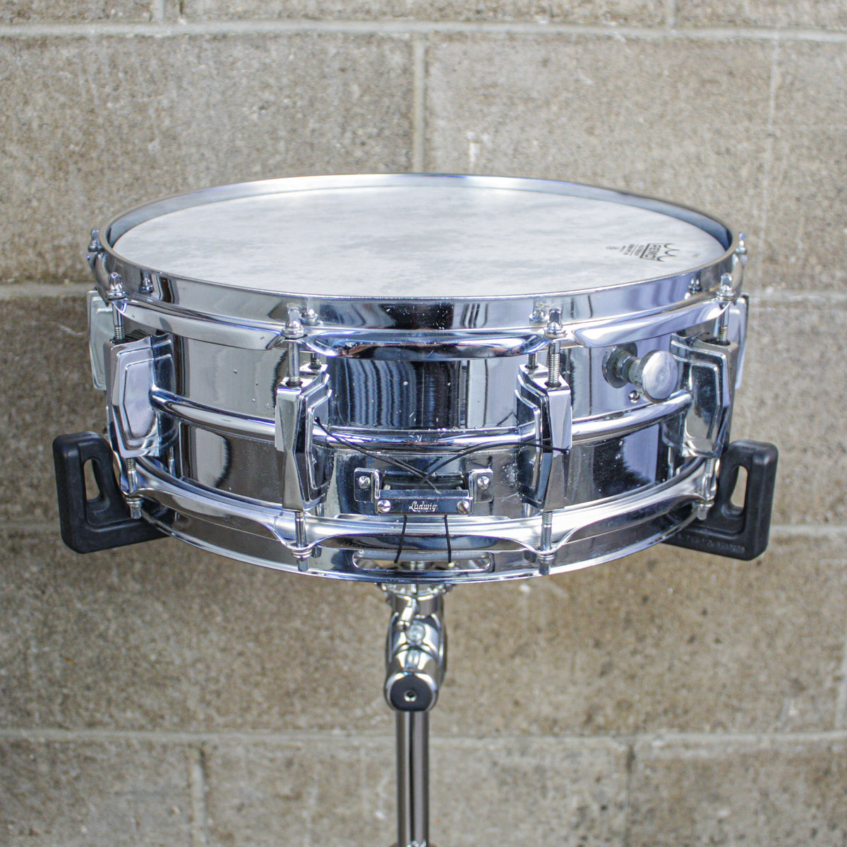 Ludwig LM400 Supraphonic 5x14 Snare Drum – Early Blue & Olive Badge