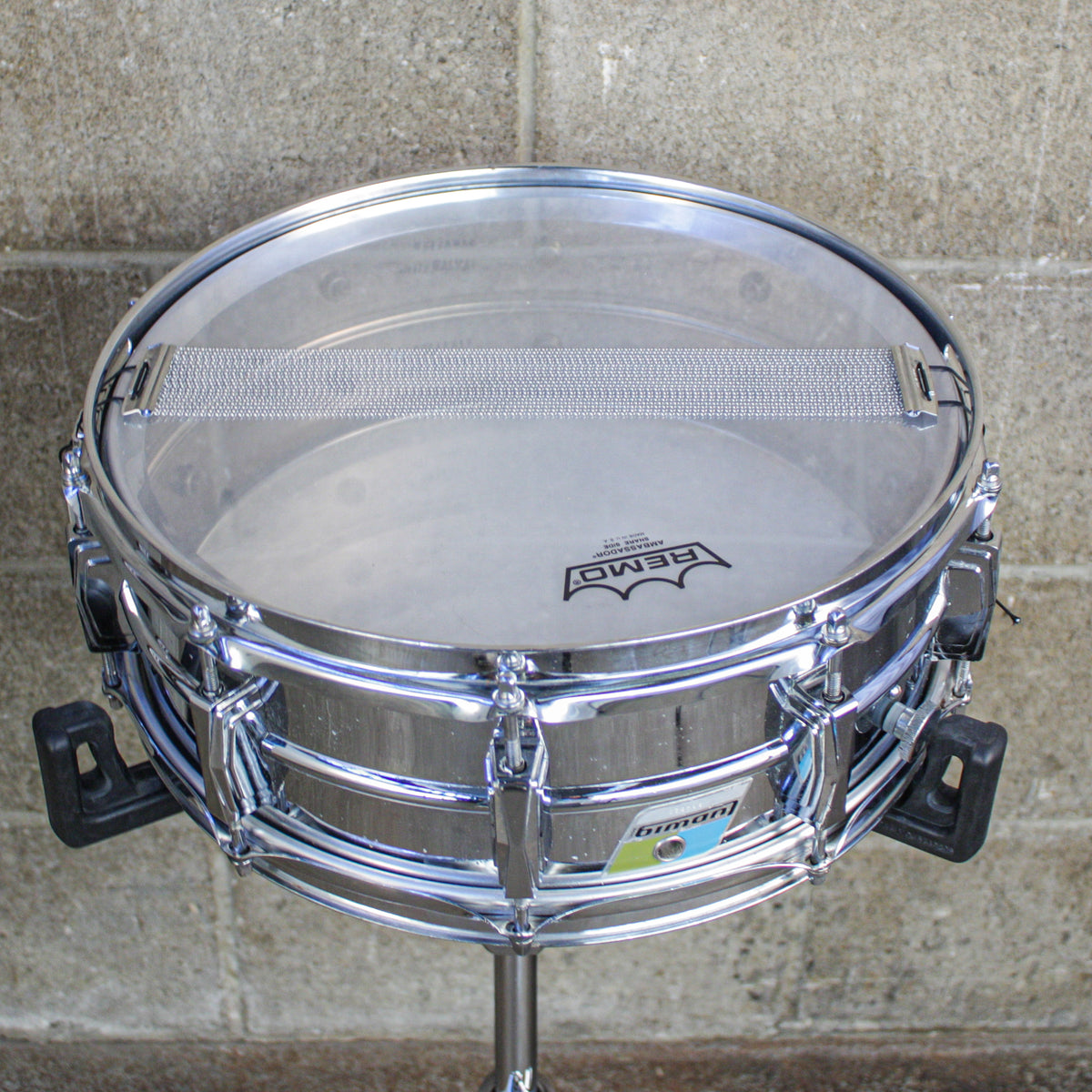 Ludwig LM400 Supraphonic 5x14 Snare Drum – Early Blue & Olive Badge