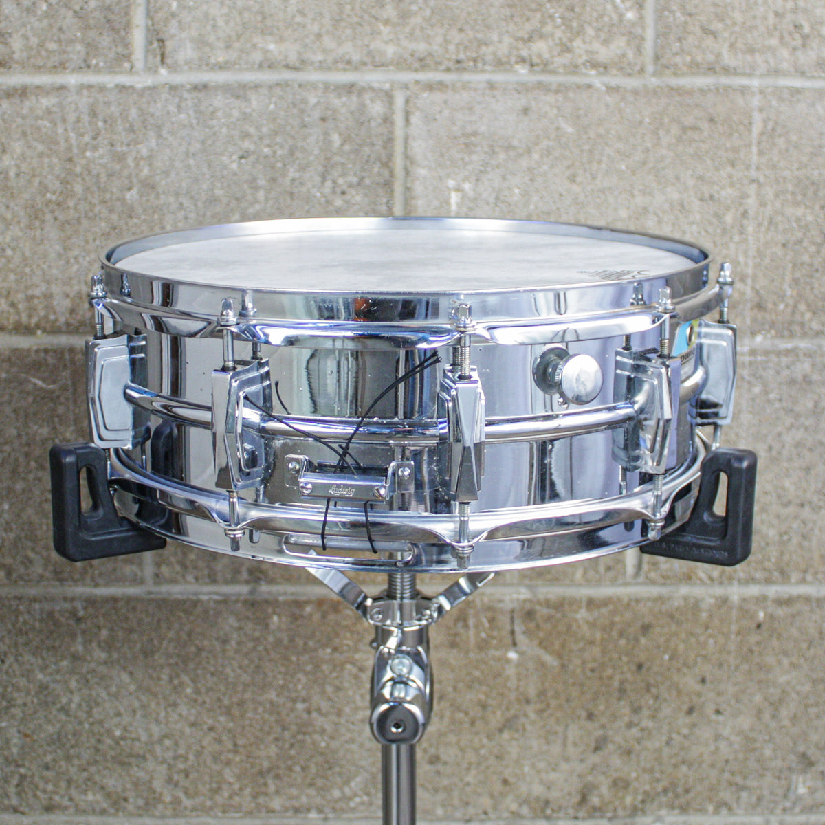 Ludwig LM400 Supraphonic 5x14 Snare Drum – Early Blue & Olive Badge