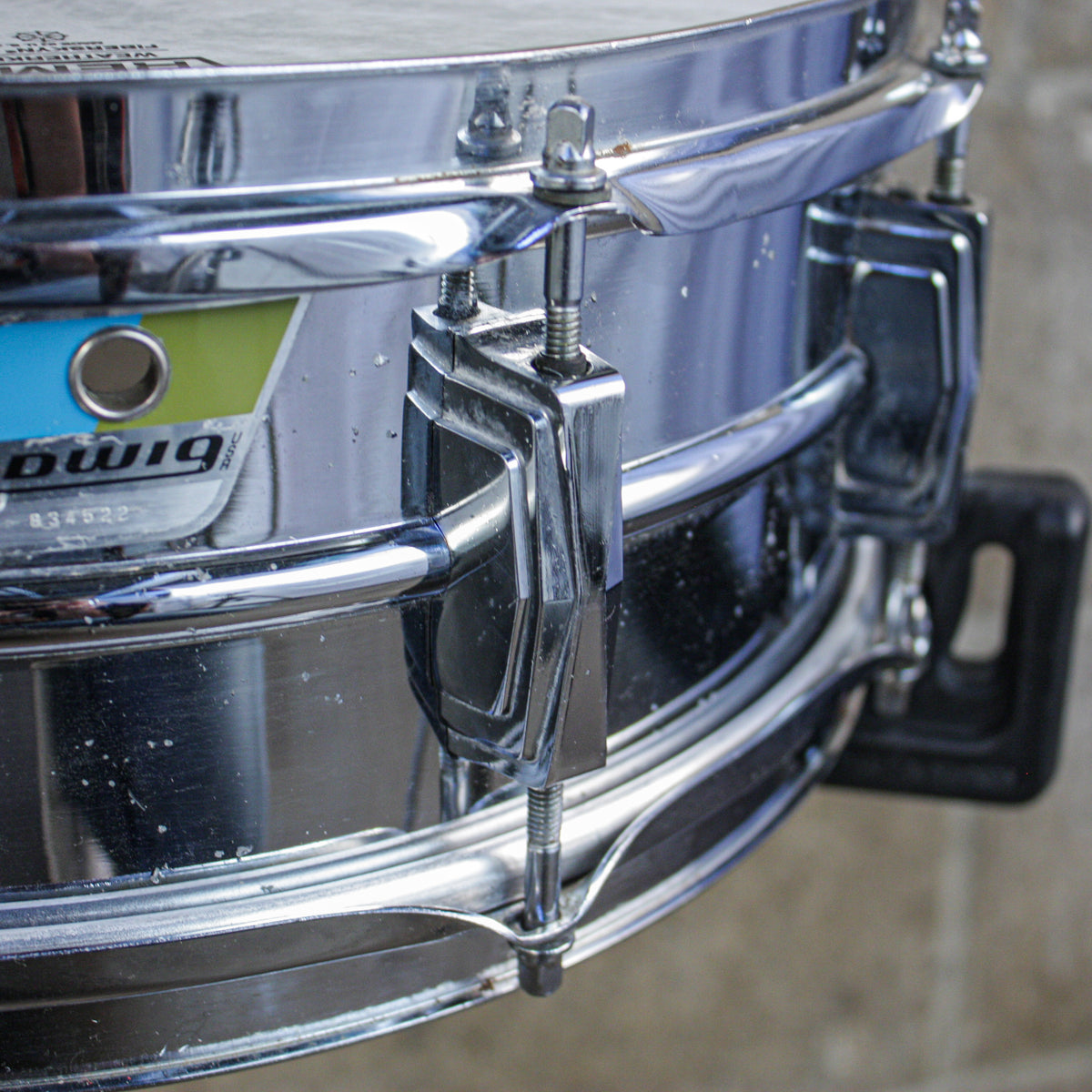 Ludwig LM400 Supraphonic 5x14 Snare Drum – Early Blue & Olive Badge
