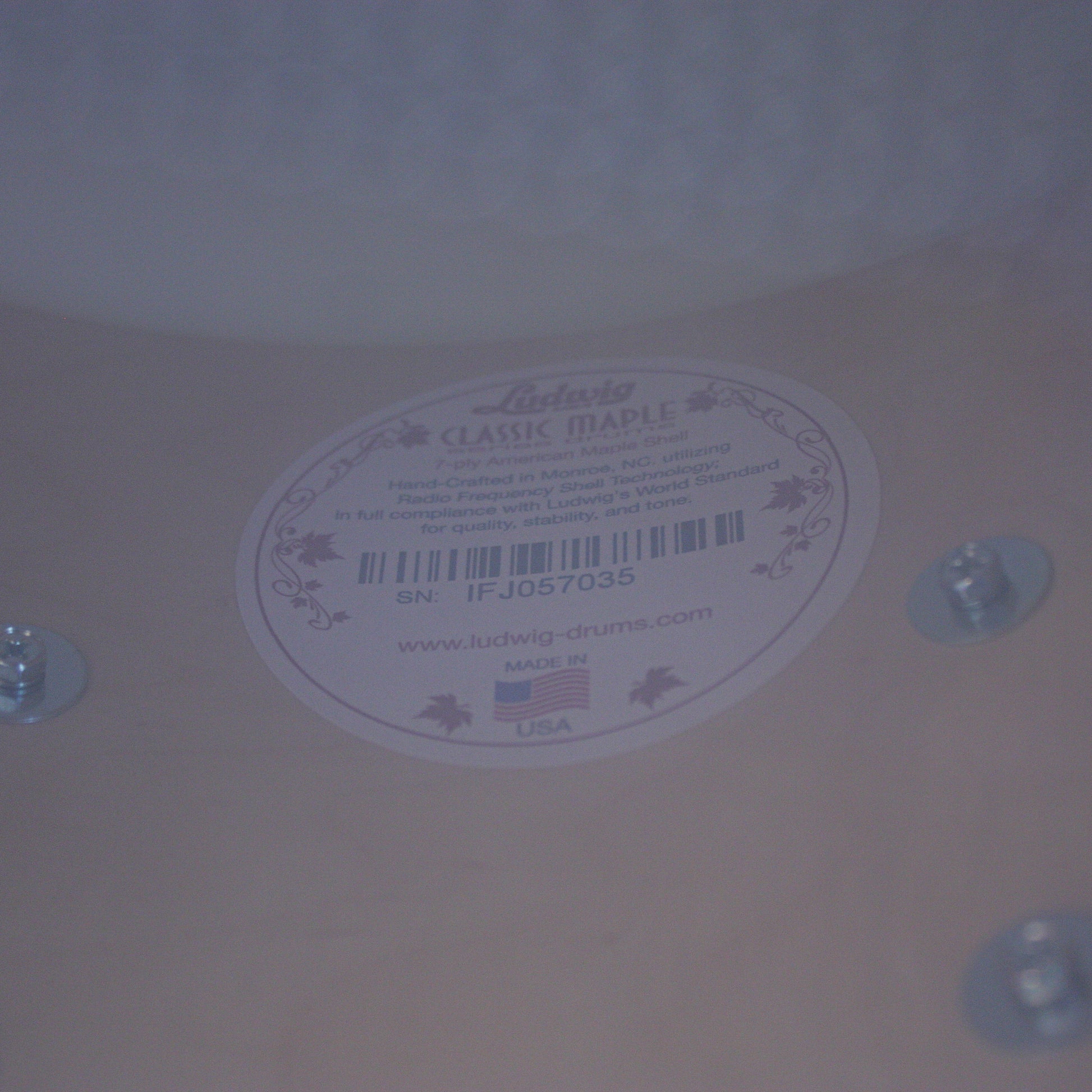 Ludwig Standard Maple 8" x 14" Snare Drum in Mojave Cherry