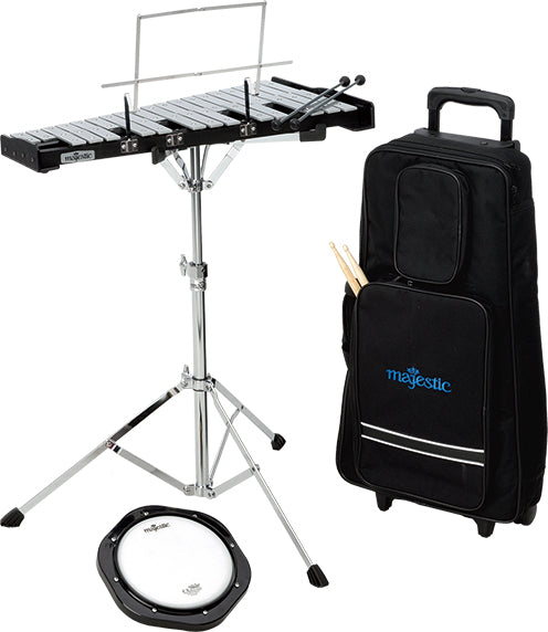 Majestic Glockenspiel Bell Set with Stand and Case