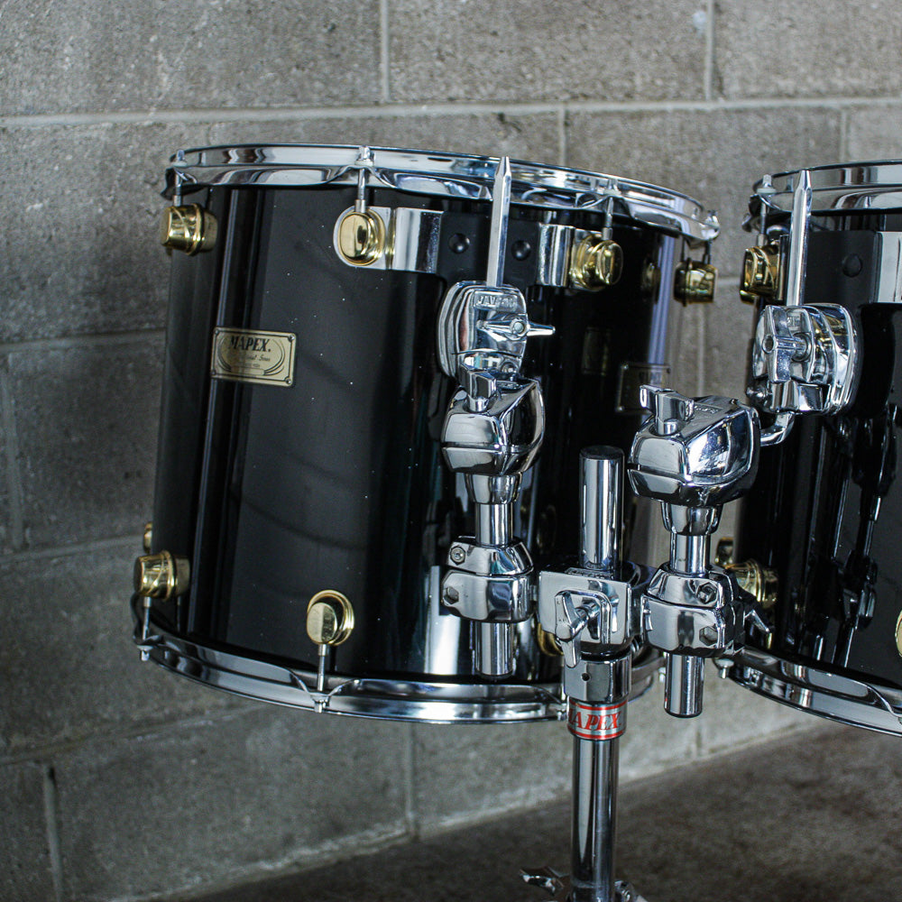 Mapex Orion Traditional Maple – Black Star Finish (Mid-1990s) - (10/12/14/16/22/SNR)
