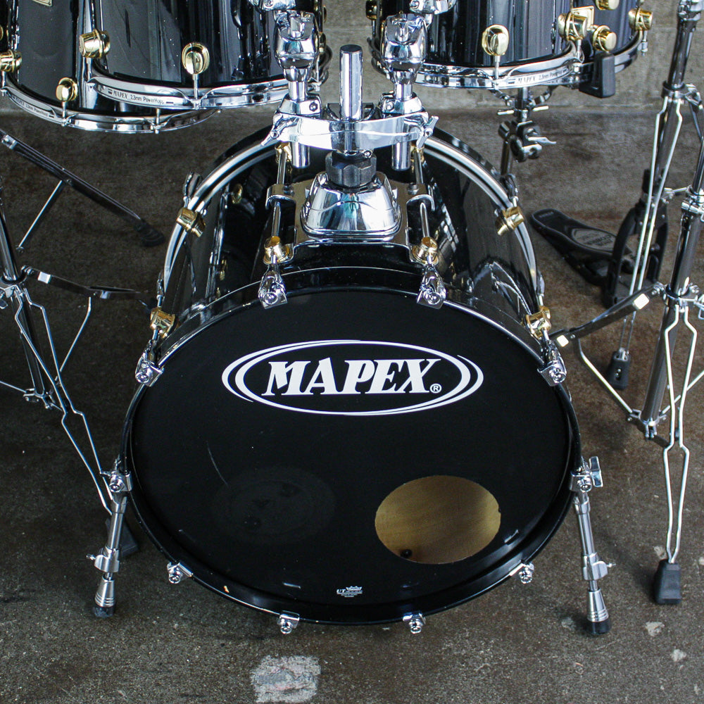 Mapex Orion Traditional Maple – Black Star Finish (Mid-1990s) - (10/12/14/16/22/SNR)
