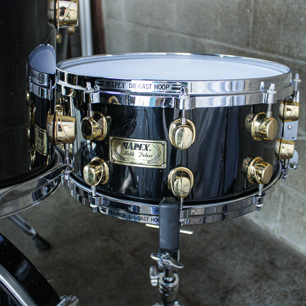 Mapex Orion Traditional Maple – Black Star Finish (Mid-1990s) - (10/12/14/16/22/SNR)