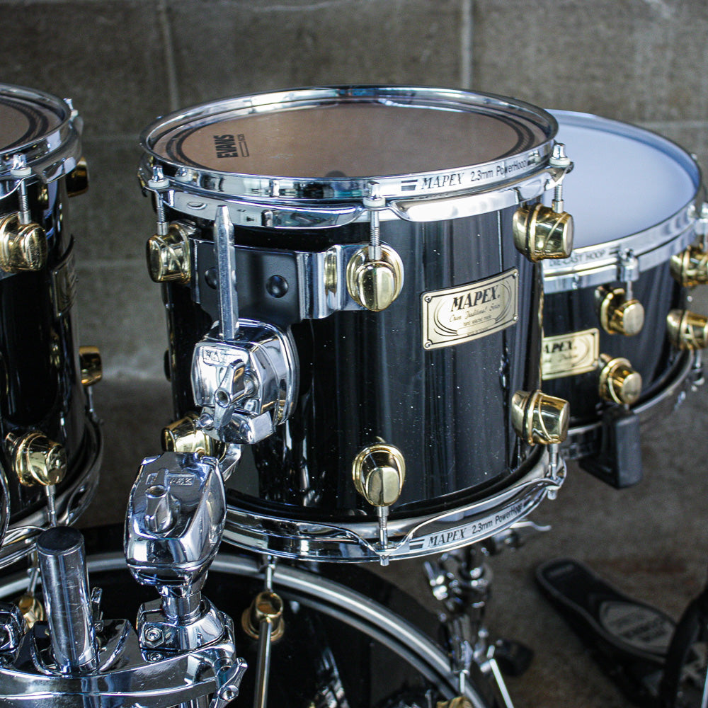 Mapex Orion Traditional Maple – Black Star Finish (Mid-1990s) - (10/12/14/16/22/SNR)