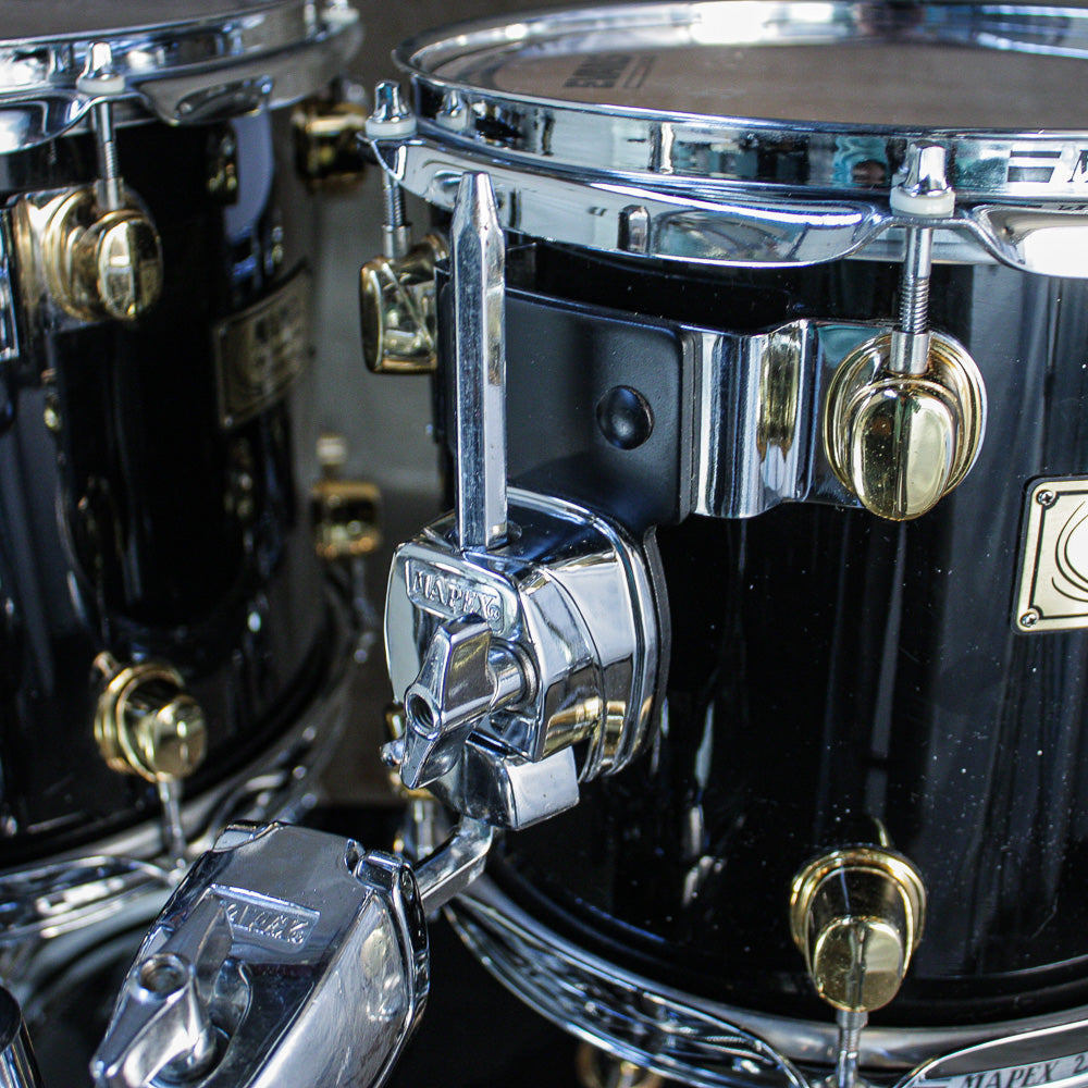 Mapex Orion Traditional Maple – Black Star Finish (Mid-1990s) - (10/12/14/16/22/SNR)
