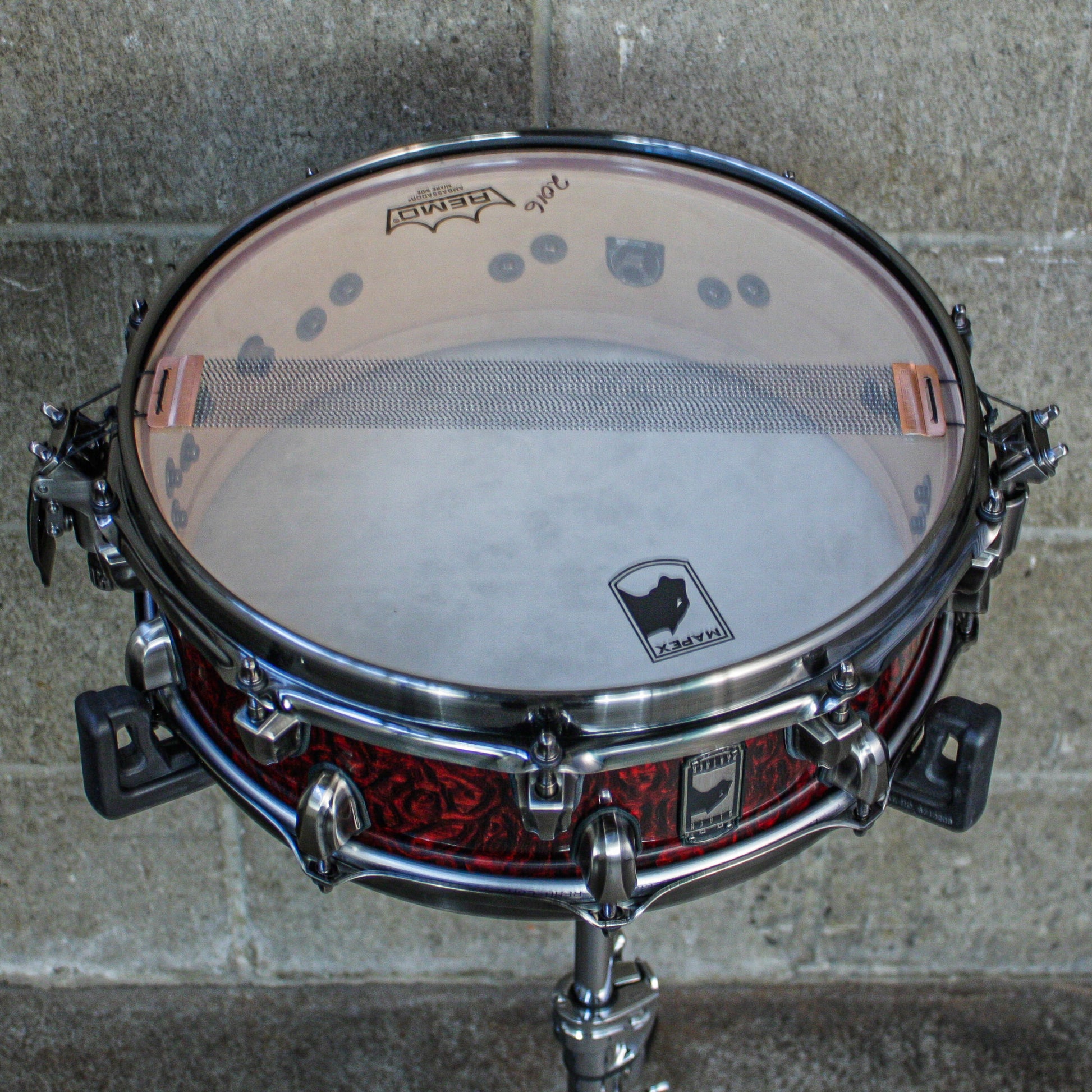 Mapex Russ Miller 2015 Versatus 14” x 4 5/8” Hybrid Mahogany/Maple Snare Drum