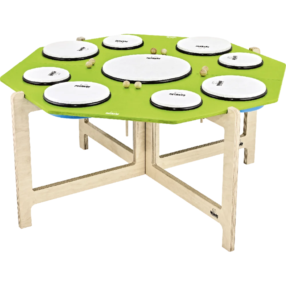 Nino Classroom Hand Drum Set and stand