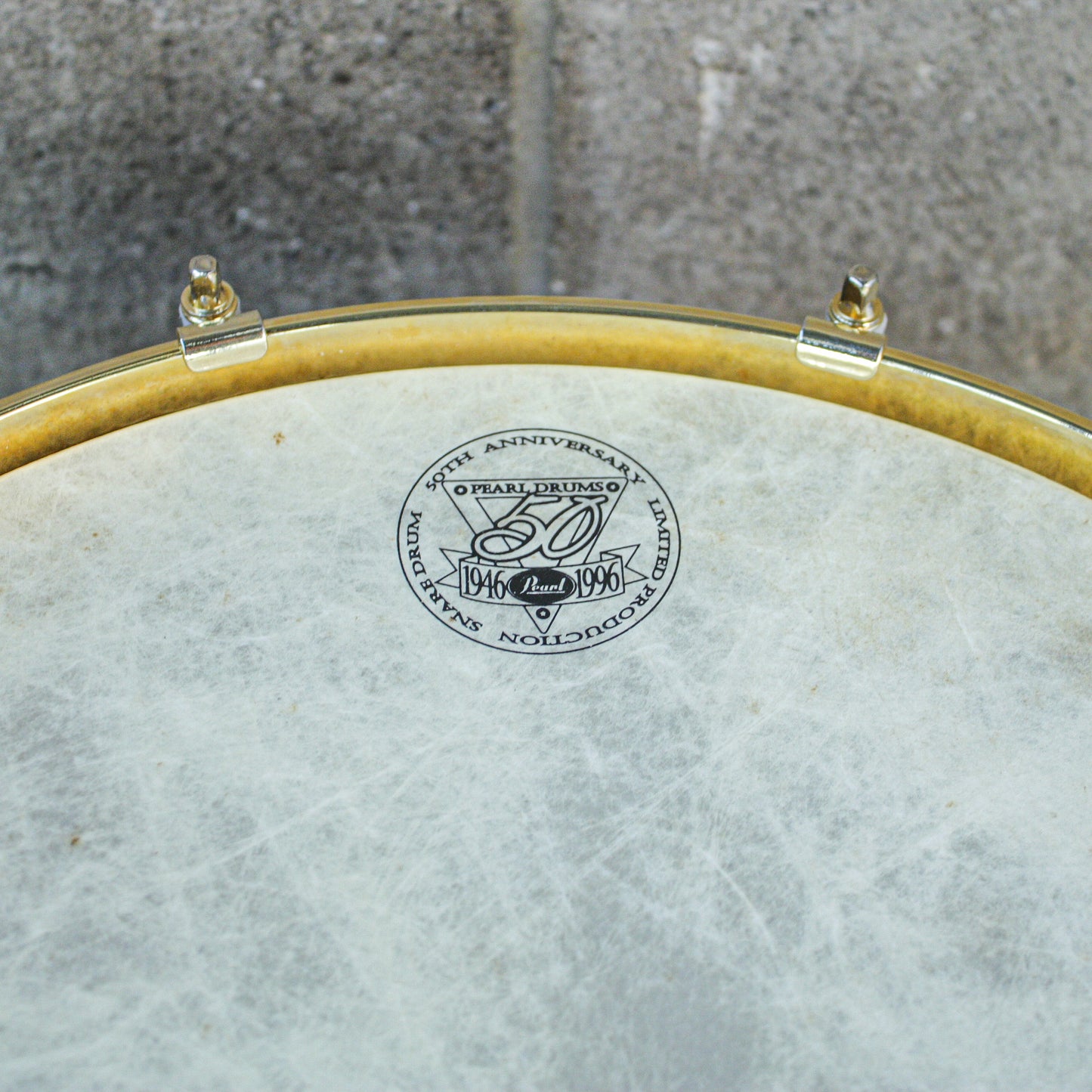 Pearl 5.5" x 14" 50th Anniversary Solid Maple 24K Gold Plated Snare Drum