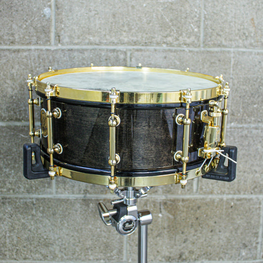 Pearl 5.5" x 14" 50th Anniversary Solid Maple 24K Gold Plated Snare Drum