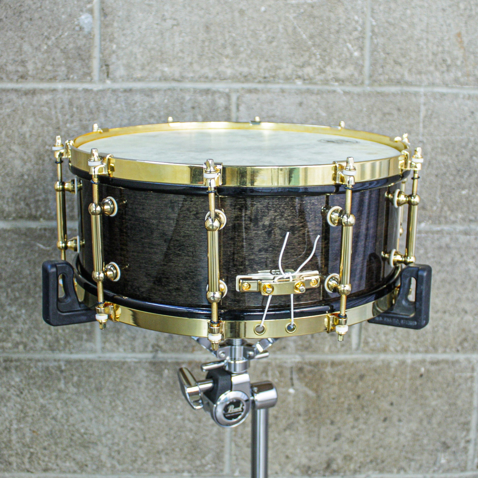 Pearl 5.5" x 14" 50th Anniversary Solid Maple 24K Gold Plated Snare Drum