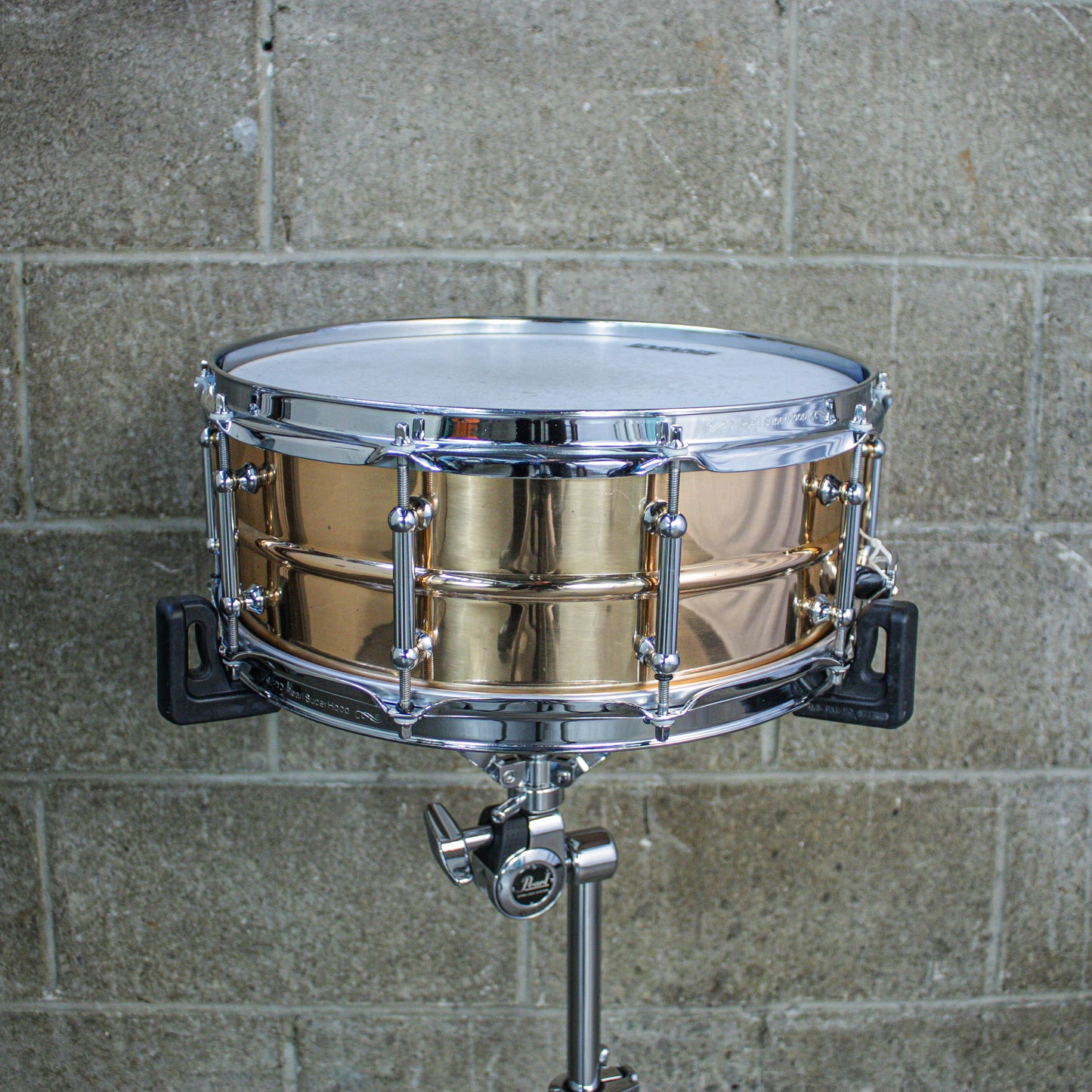 Pearl 5.5" x 14" Pearl Bronze Sensitone Snare Drum with Tube Lugs - Early 2000's