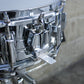 Pearl 80s Chrome Over Steel 10 Lug Snare Drum.