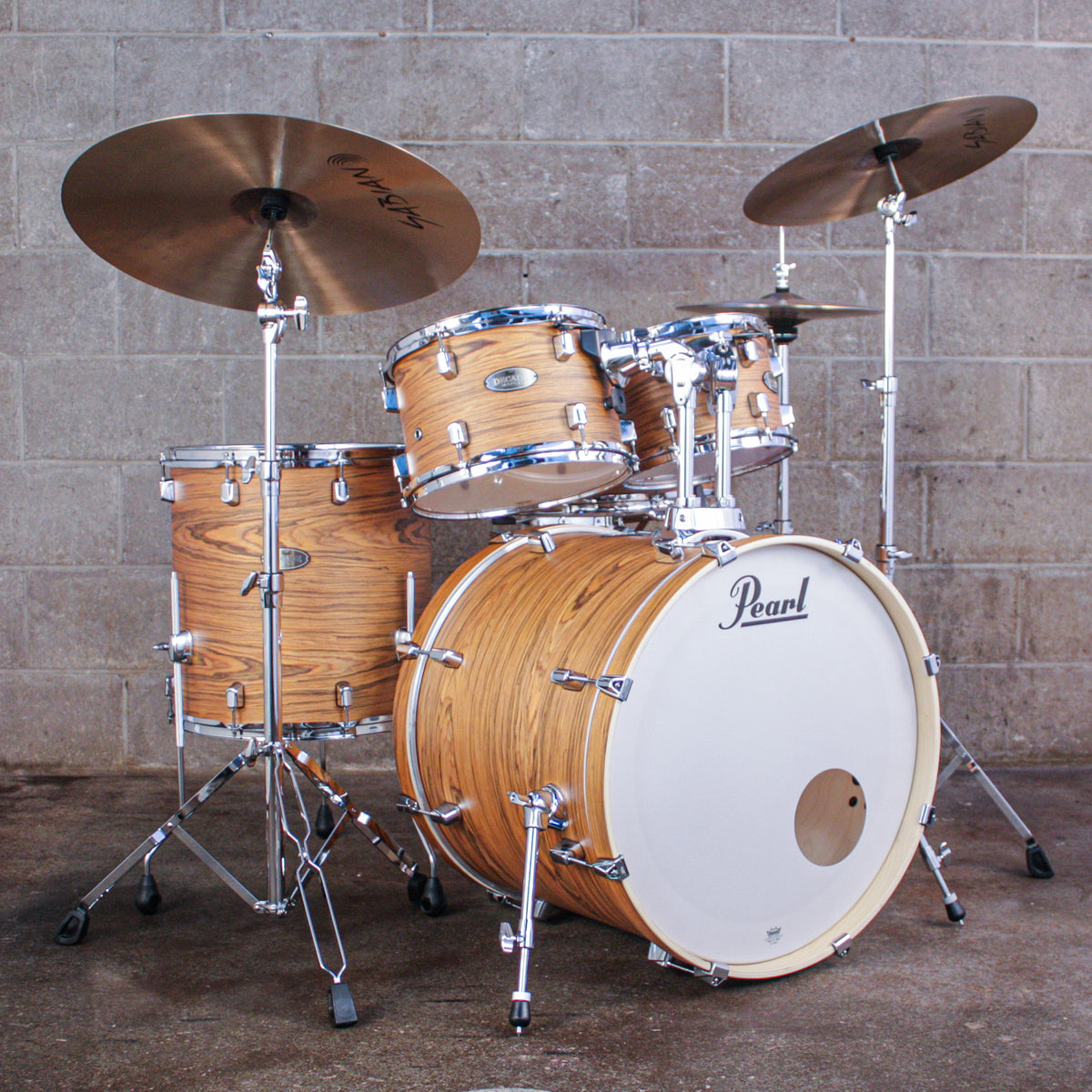 Pearl Decade Maple 5-Piece Shell Pack (22,10,12,16,SD) - Satin Caramel Veil