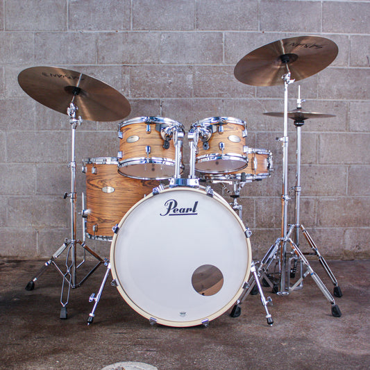 Pearl Decade Maple 5-Piece Shell Pack (22,10,12,16,SD) - Satin Caramel Veil
