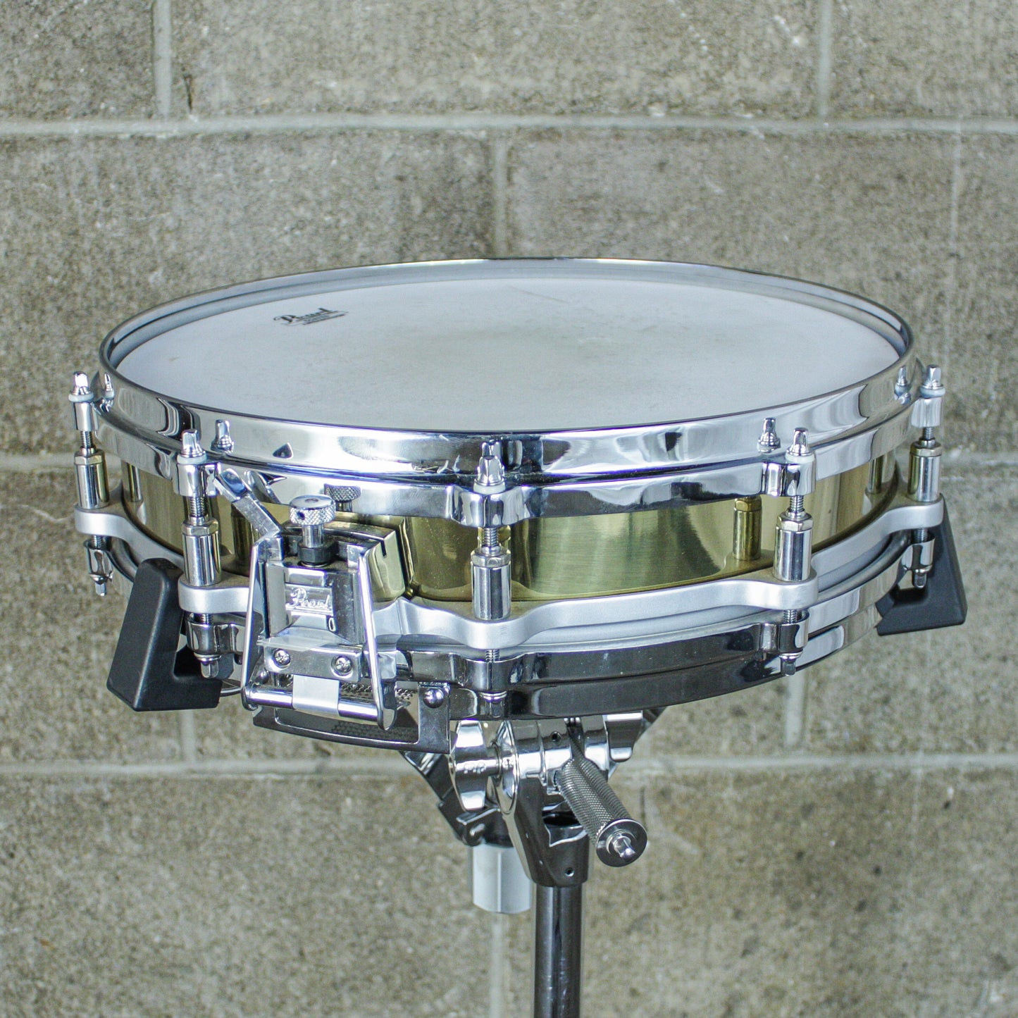 Pearl Free Floating Brass Piccolo Snare – 14" x 3.5" – Late 80s/Early 90s – All Original