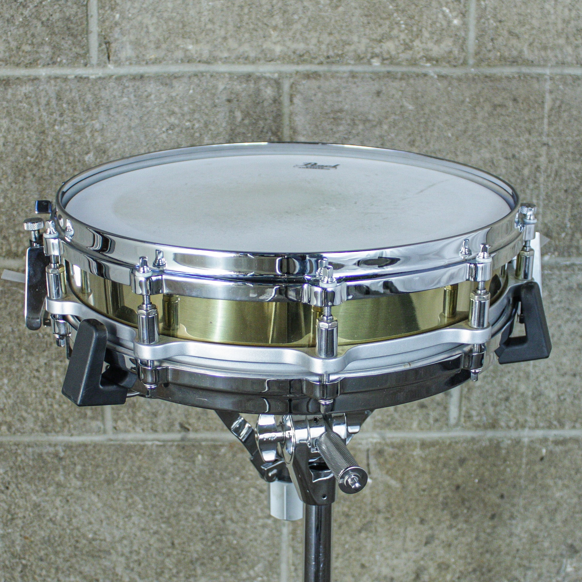 Pearl Free Floating Brass Piccolo Snare – 14" x 3.5" – Late 80s/Early 90s – All Original