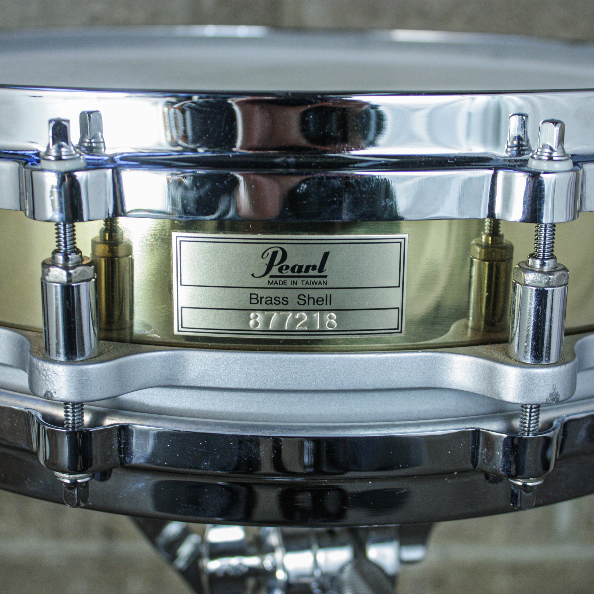 Pearl Free Floating Brass Piccolo Snare – 14" x 3.5" – Late 80s/Early 90s – All Original