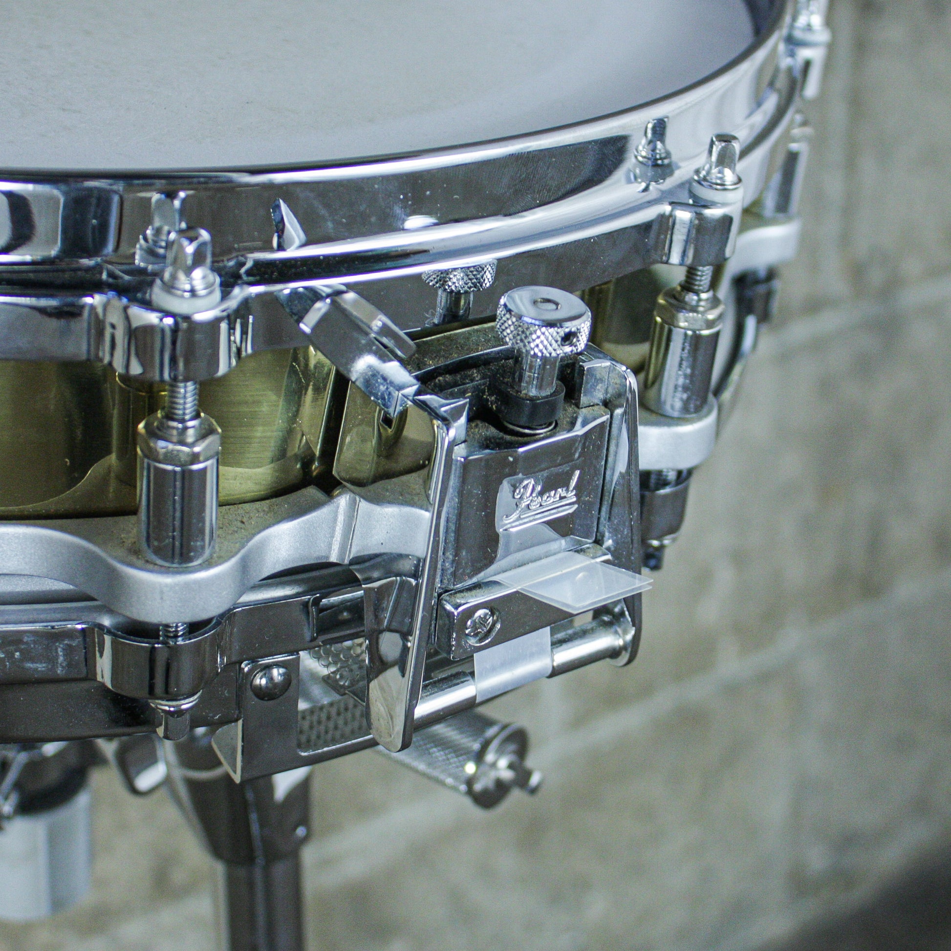 Pearl Free Floating Brass Piccolo Snare – 14" x 3.5" – Late 80s/Early 90s – All Original