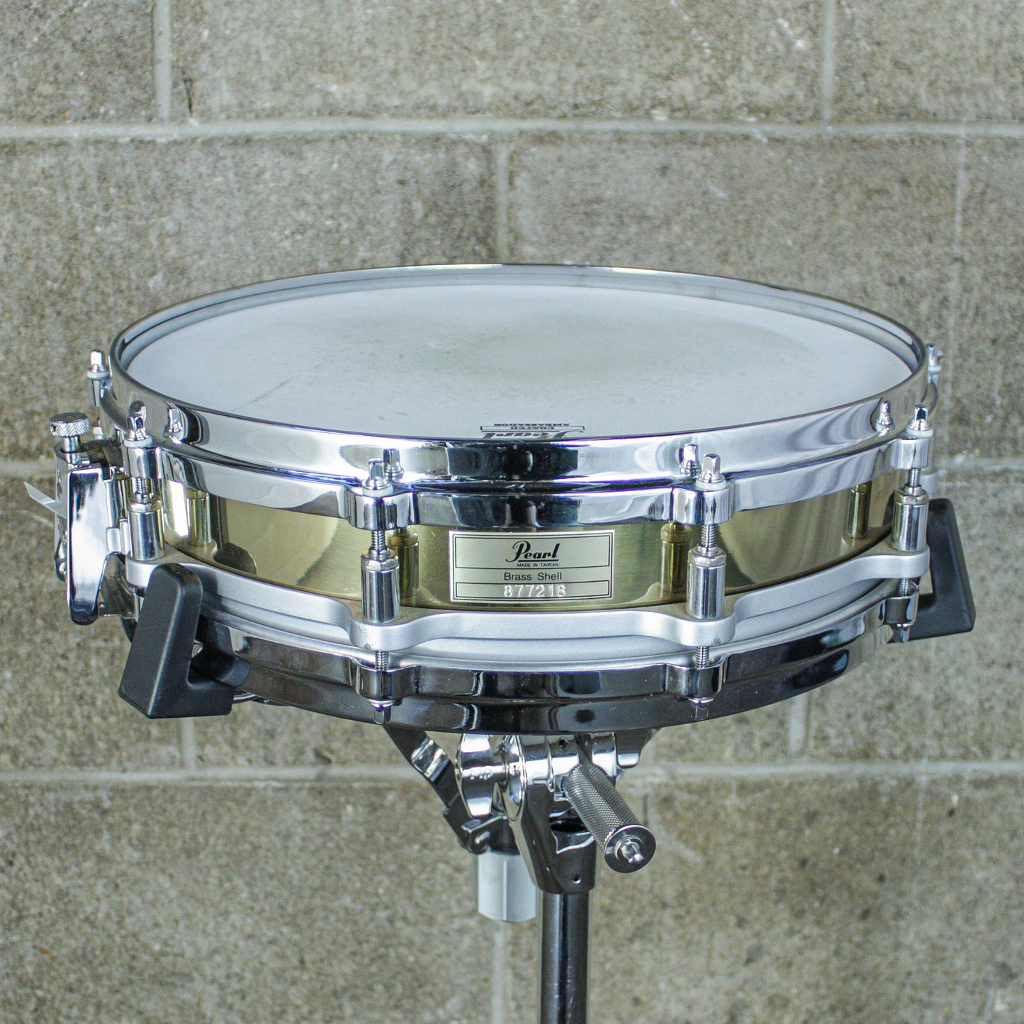 Pearl Free Floating Brass Piccolo Snare – 14" x 3.5" – Late 80s/Early 90s – All Original