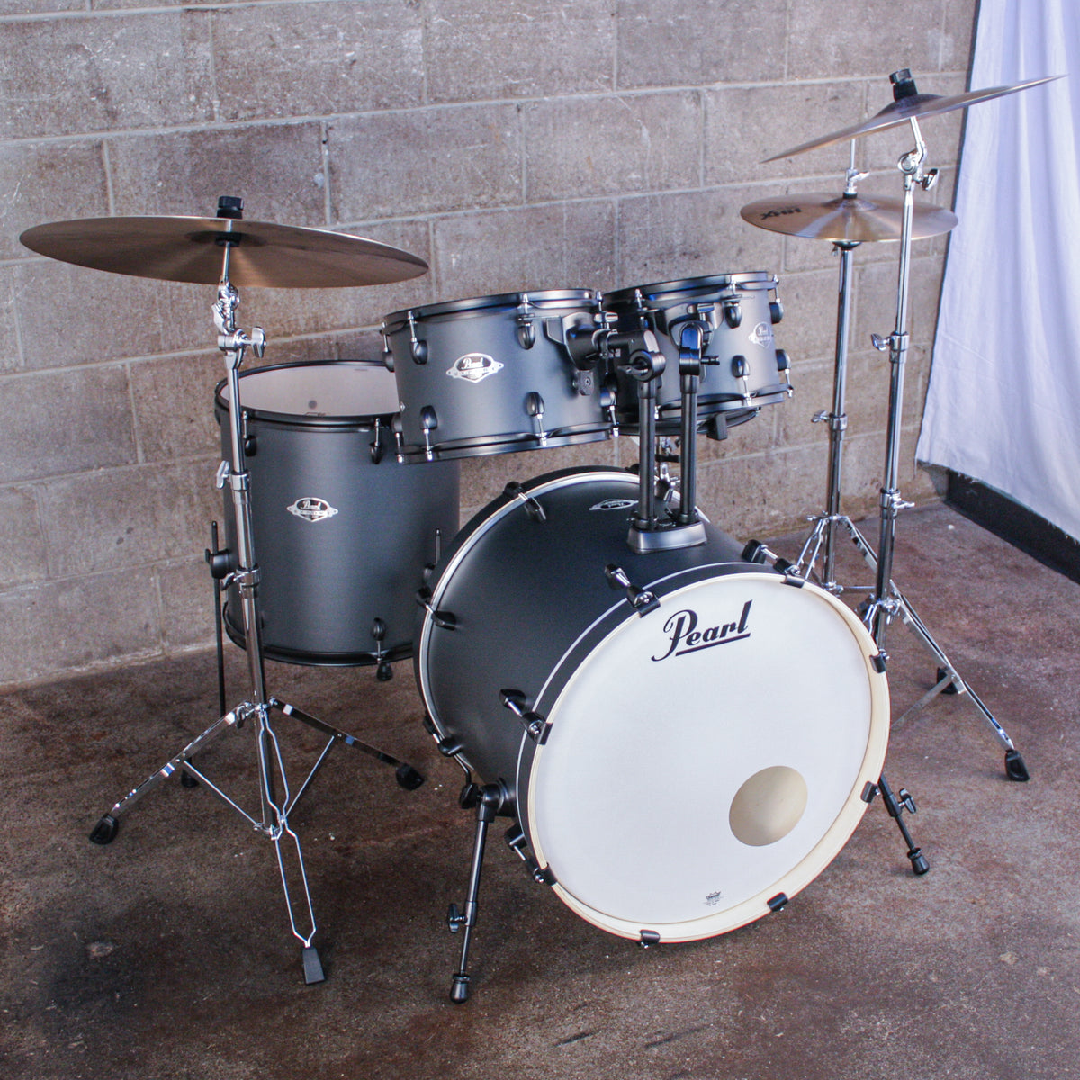 Pearl Limited Edition Export EXX 5-Piece Shell Pack (22,10,12,16,SD) - Graphite Slate