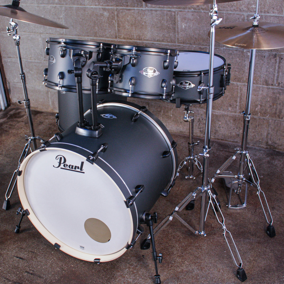 Pearl Limited Edition Export EXX 5-Piece Shell Pack (22,10,12,16,SD) - Graphite Slate