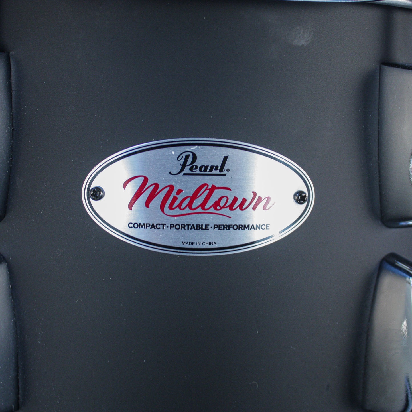 Pearl Midtown 4-Piece Drum Kit (16,10,13,SD) with Hardware - Matte Asphalt Black