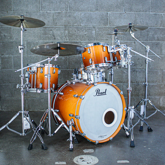 Pearl Reference 4 Piece Drum Kit in Root Beer Fade (10/12/14/22)