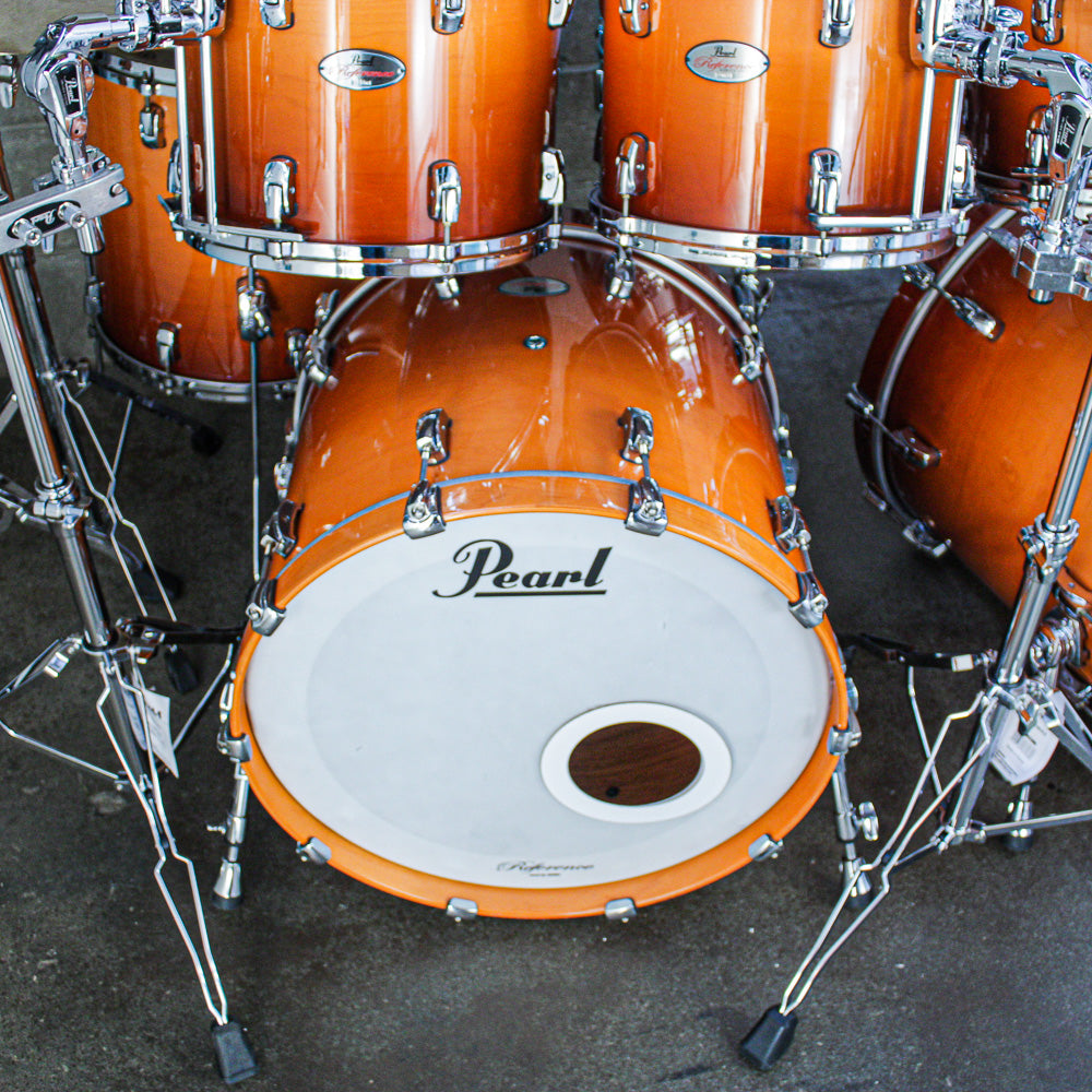 Pearl Reference 7 Piece Drum Kit in Root Beer Fade (10/12/13/14/16/22/22)