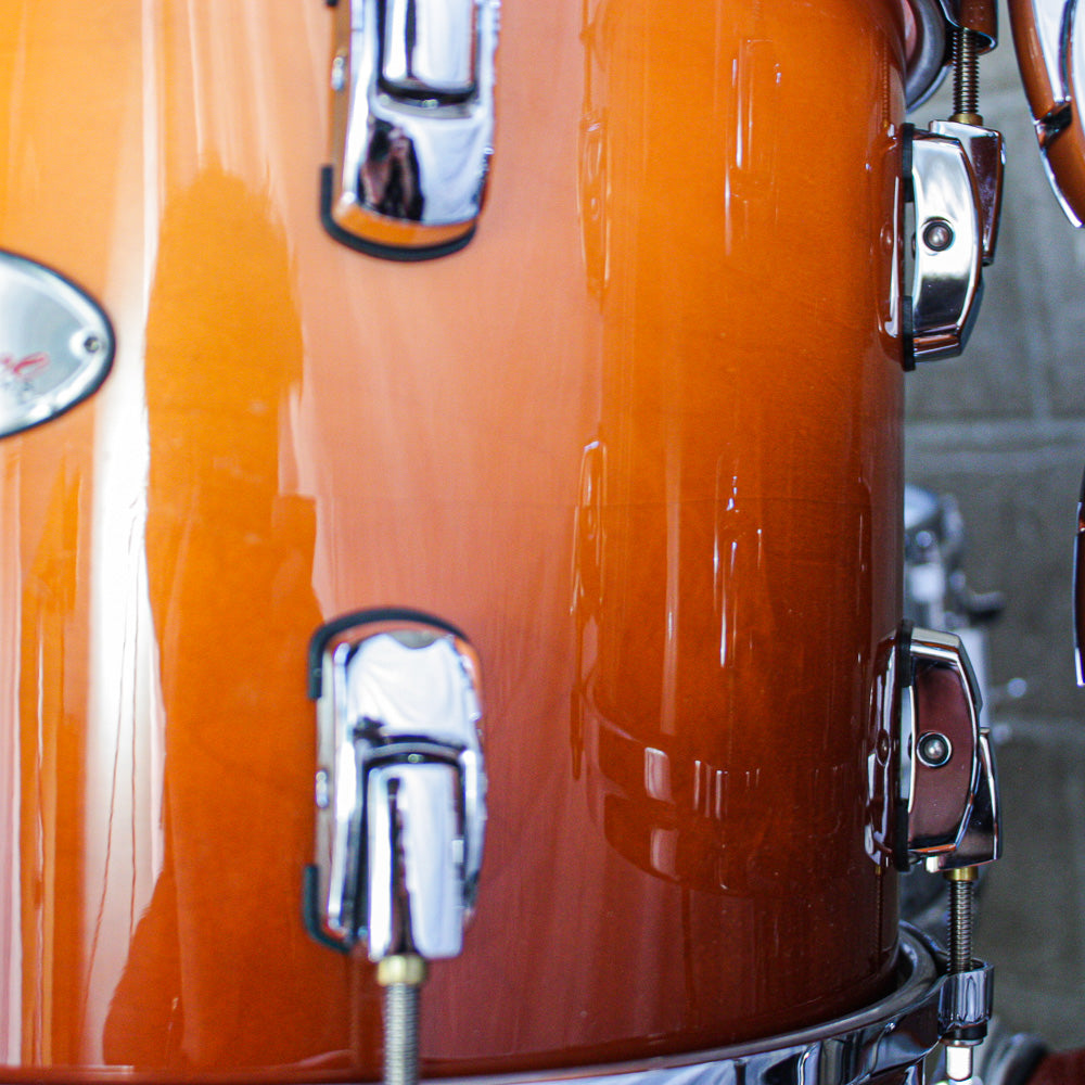 Pearl Reference 7 Piece Drum Kit in Root Beer Fade (10/12/13/14/16/22/22)