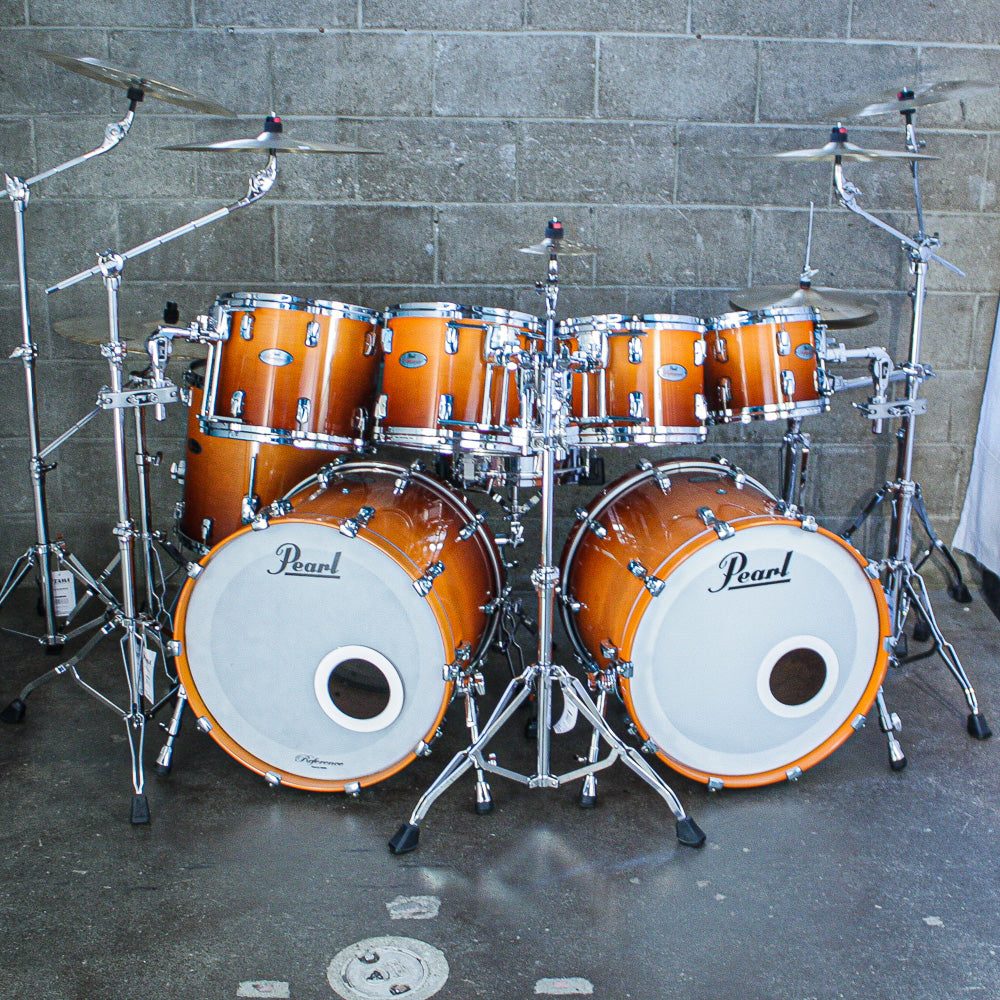 Pearl Reference 7 Piece Drum Kit in Root Beer Fade (10/12/13/14/16/22/22)