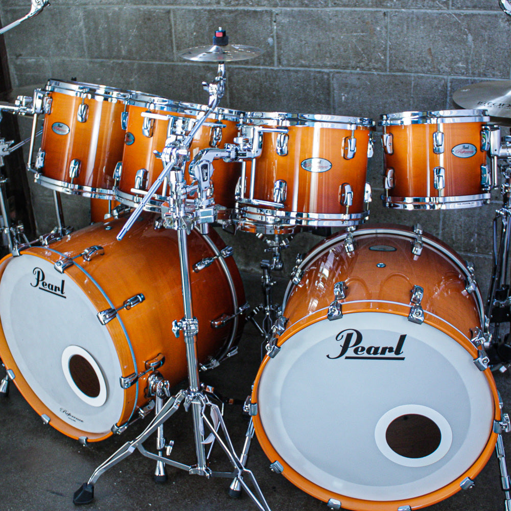 Pearl Reference 7 Piece Drum Kit in Root Beer Fade (10/12/13/14/16/22/22)