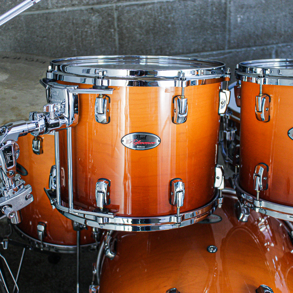 Pearl Reference 7 Piece Drum Kit in Root Beer Fade (10/12/13/14/16/22/22)