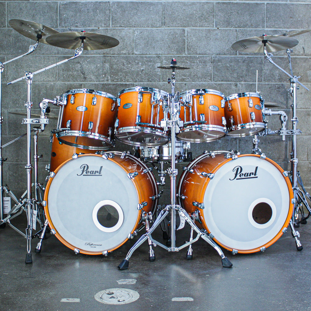 Pearl Reference 7 Piece Drum Kit in Root Beer Fade (10/12/13/14/16/22/22)