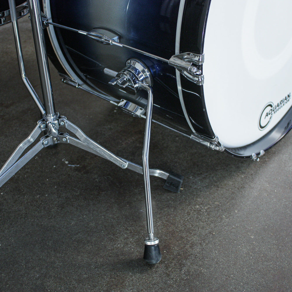 Pork Pie Hip Pig 3-Piece Drum Kit in Silver Blue Duco (22/13/16)