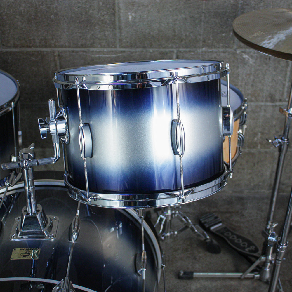 Pork Pie Hip Pig 3-Piece Drum Kit in Silver Blue Duco (22/13/16)