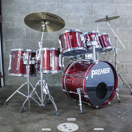 Premier 7 Piece XPK Drum Set 8, 10, 12, 14, 16, 22 w/ Steel Snare Drum